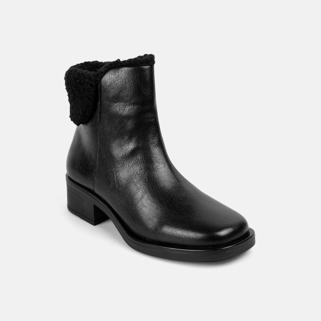 Mochi Women Black Casual Boots (SKU: 31-1278-11-36)