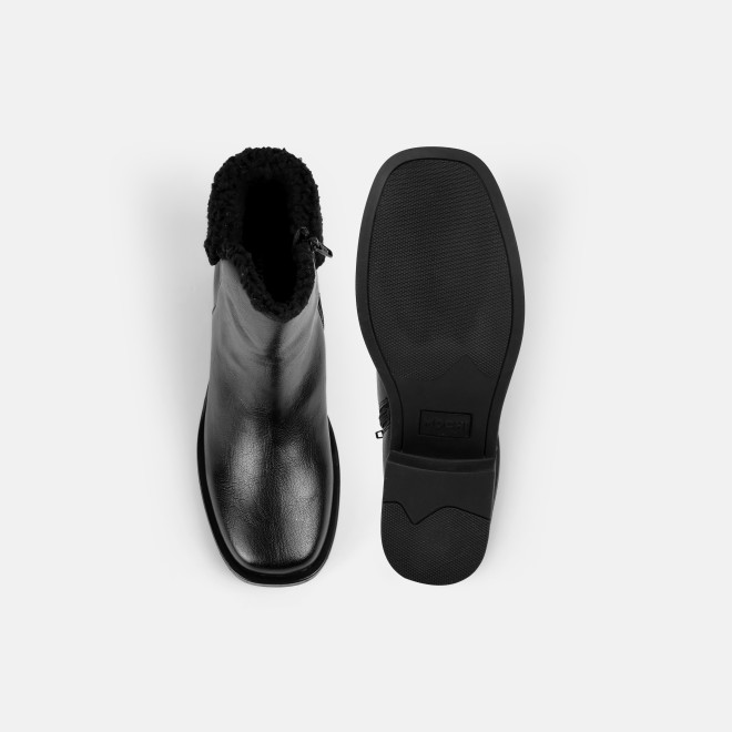 Mochi Women Black Casual Boots (SKU: 31-1278-11-36)