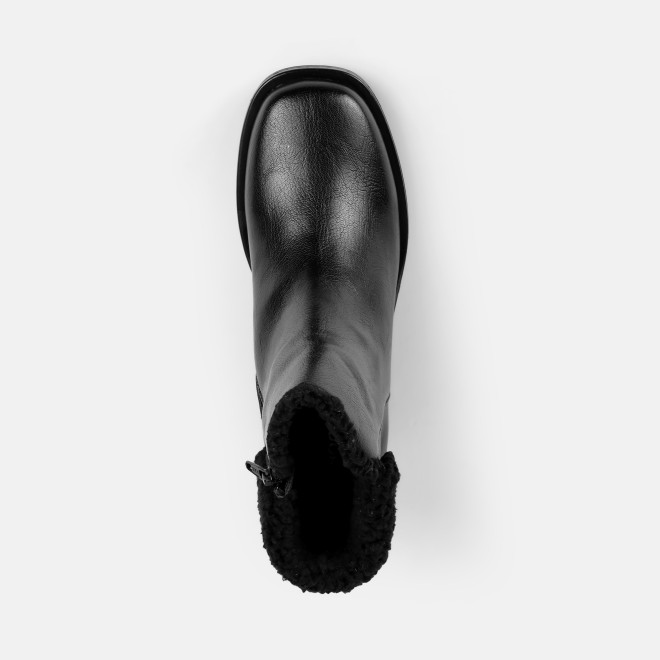 Mochi Women Black Casual Boots (SKU: 31-1278-11-36)