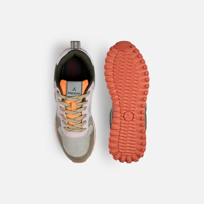 Mochi Women Green Sports Walking Shoes (SKU: 31-1282-21-36)