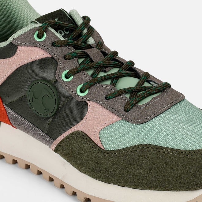 Mochi Women Green Sports Walking Shoes (SKU: 31-1283-21-36)