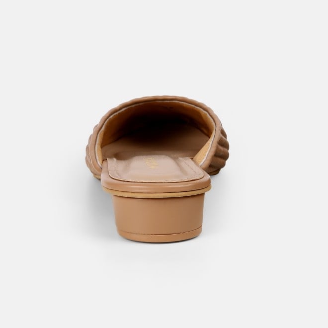 Mochi Women Beige Ethnic Slip Ons (SKU: 31-1291-20-40)