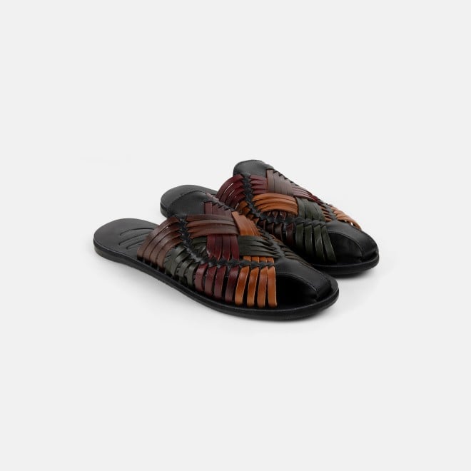 Mochi Women Black-multi Casual Slip Ons (SKU: 31-1293-53-36)