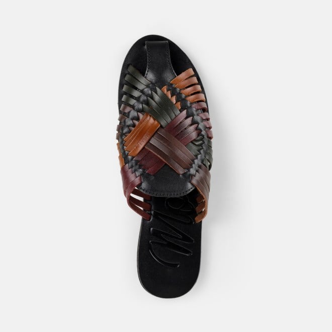 Mochi Women Black-multi Casual Slip Ons (SKU: 31-1293-53-36)