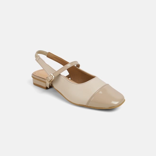 Mochi Women Beige Casual Sandals (SKU: 31-1296-20-36)