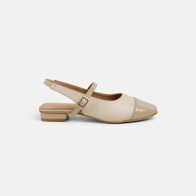 Mochi Women Beige Casual Sandals (SKU: 31-1296-20-36)
