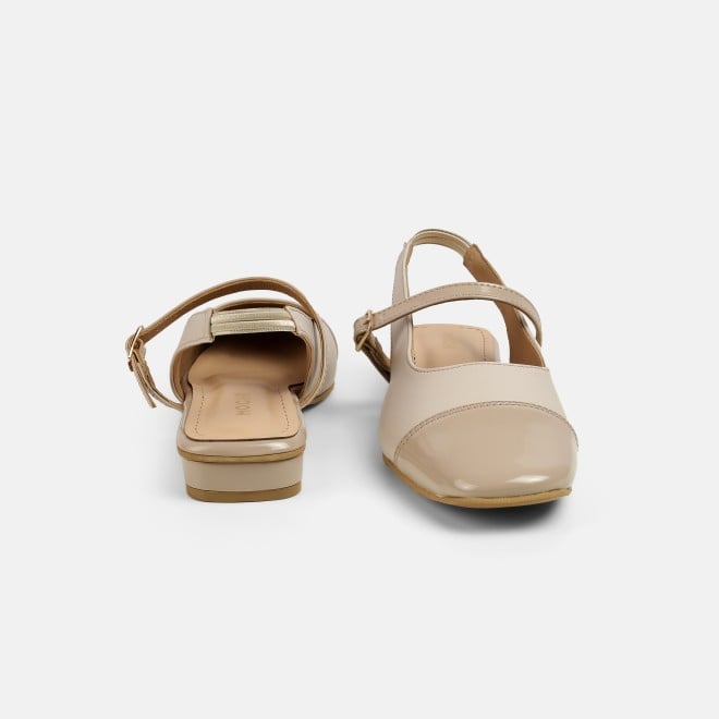 Mochi Women Beige Casual Sandals (SKU: 31-1296-20-36)