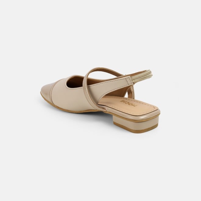 Mochi Women Beige Casual Sandals (SKU: 31-1296-20-36)
