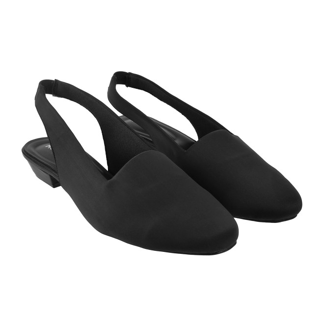 Mochi Women Black Casual Sandals