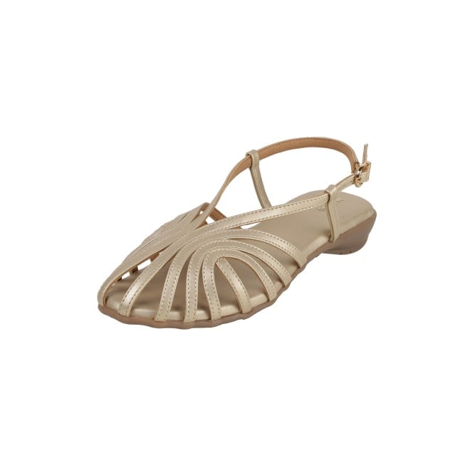 Mochi Women Gold Casual Sandals (SKU: 31-1305-15-36)