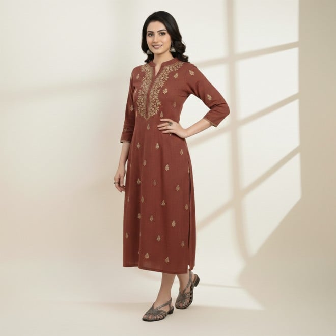 Mochi Women Gun-metal Casual Sandals (SKU: 31-1305-29-36)