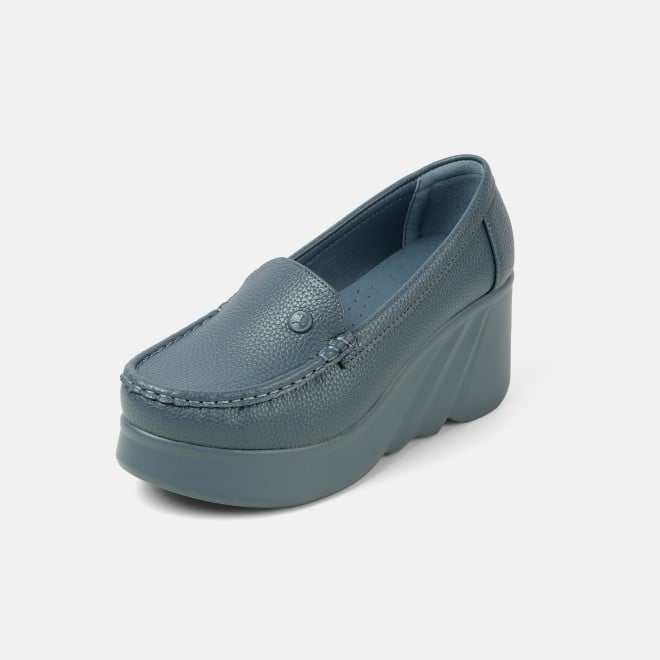 Mochi Women Blue Casual Loafers (SKU: 31-1313-45-36)