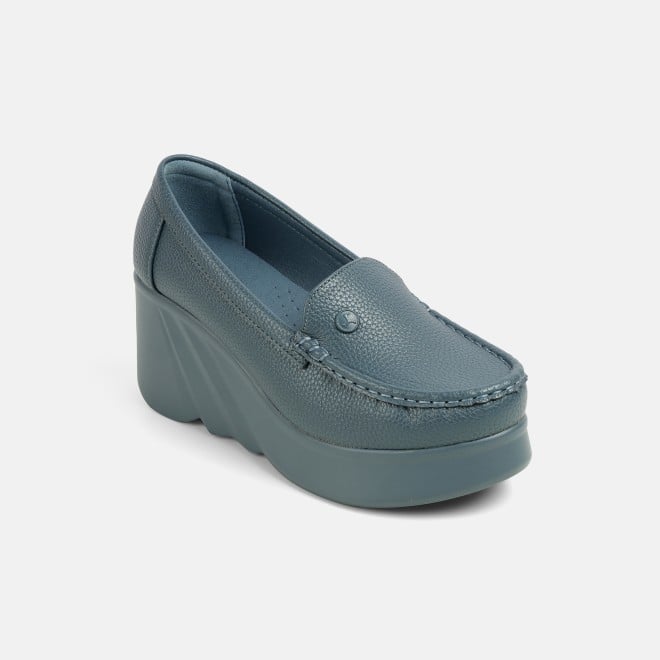 Mochi Women Blue Casual Loafers (SKU: 31-1313-45-36)