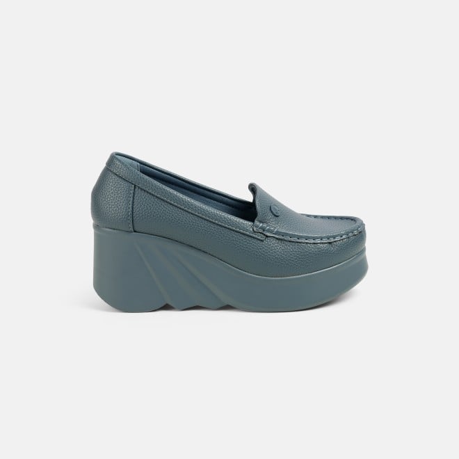 Mochi Women Blue Casual Loafers (SKU: 31-1313-45-36)