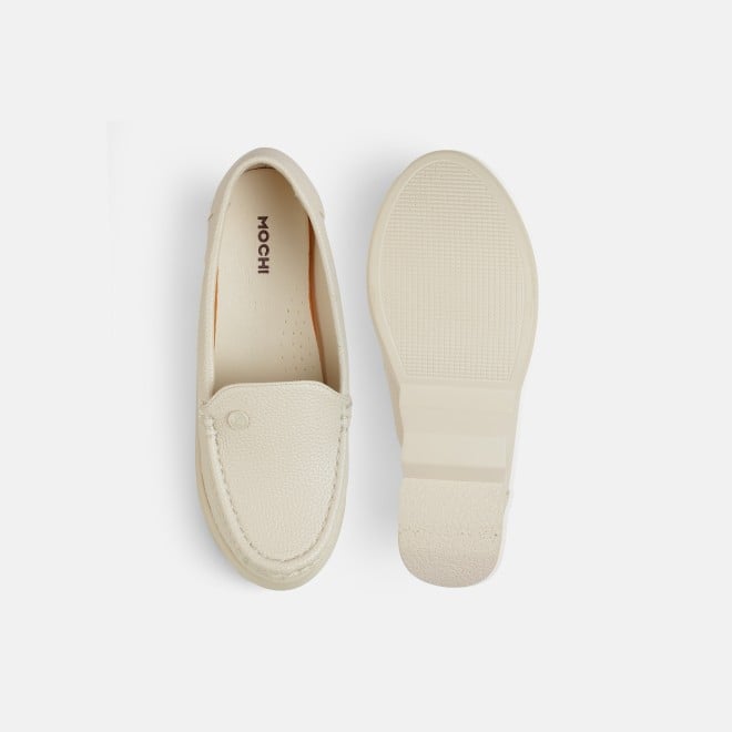 Mochi Women Beige Casual Loafers (SKU: 31-1313-20-36)