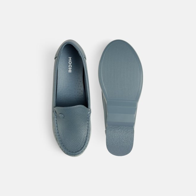 Mochi Women Blue Casual Loafers (SKU: 31-1313-45-36)