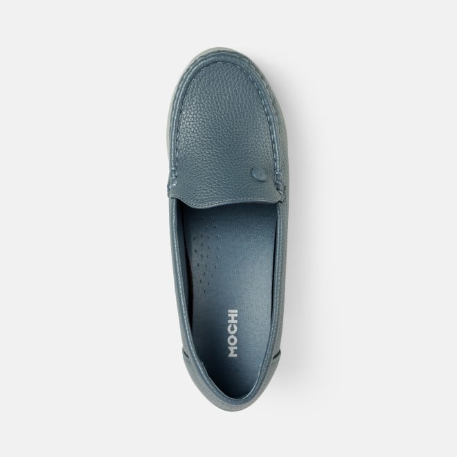 Mochi Women Blue Casual Loafers (SKU: 31-1313-45-36)
