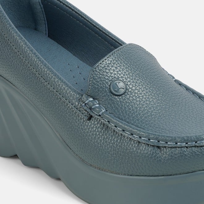 Mochi Women Blue Casual Loafers (SKU: 31-1313-45-36)