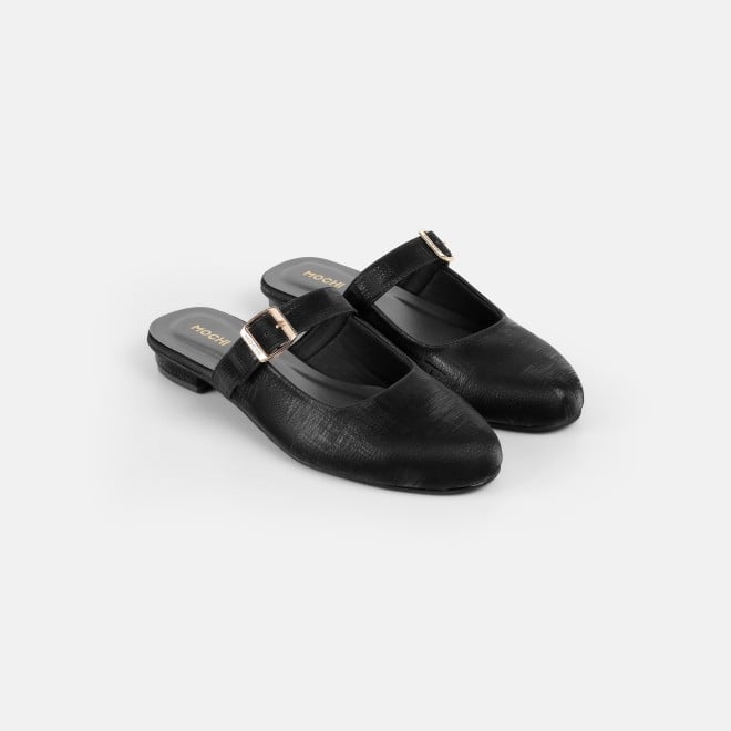 Mochi Women Black Casual Slip Ons (SKU: 31-1338-11-36)