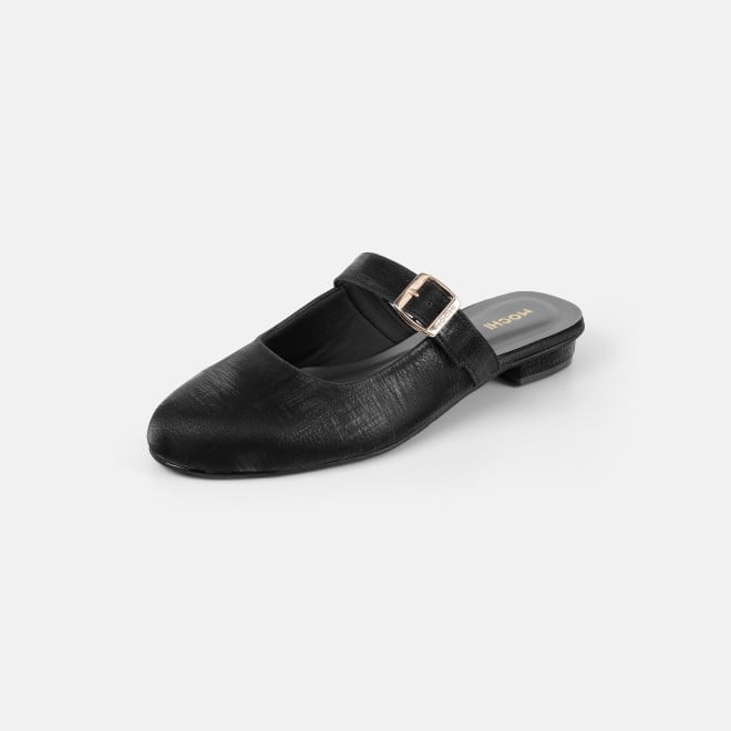 Mochi Women Black Casual Slip Ons (SKU: 31-1338-11-36)