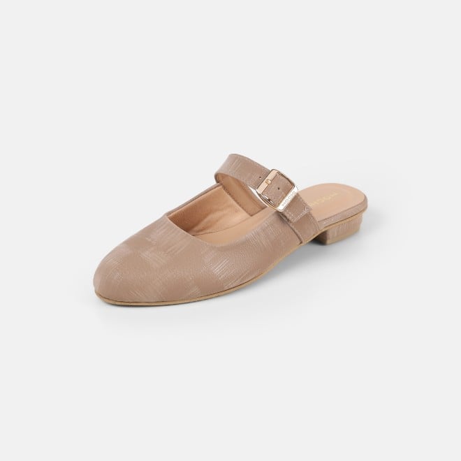 Mochi Women Beige Casual Slip Ons (SKU: 31-1338-20-36)