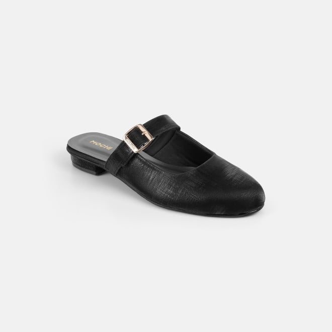 Mochi Women Black Casual Slip Ons (SKU: 31-1338-11-36)