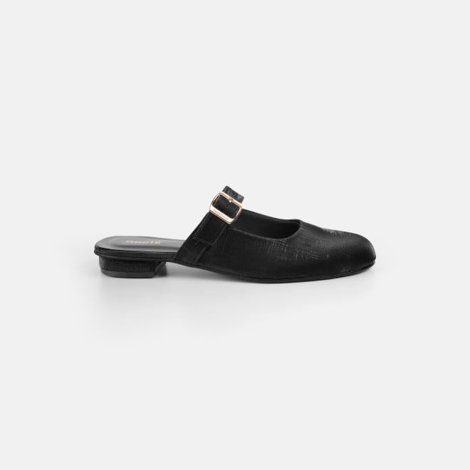 Mochi Women Black Casual Slip Ons (SKU: 31-1338-11-36)
