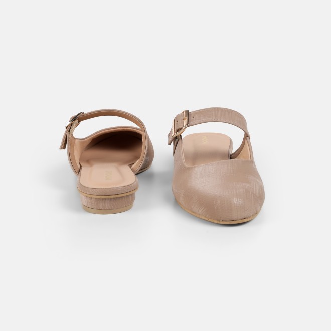 Mochi Women Beige Casual Slip Ons (SKU: 31-1338-20-36)