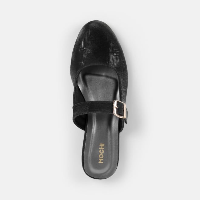 Mochi Women Black Casual Slip Ons (SKU: 31-1338-11-36)