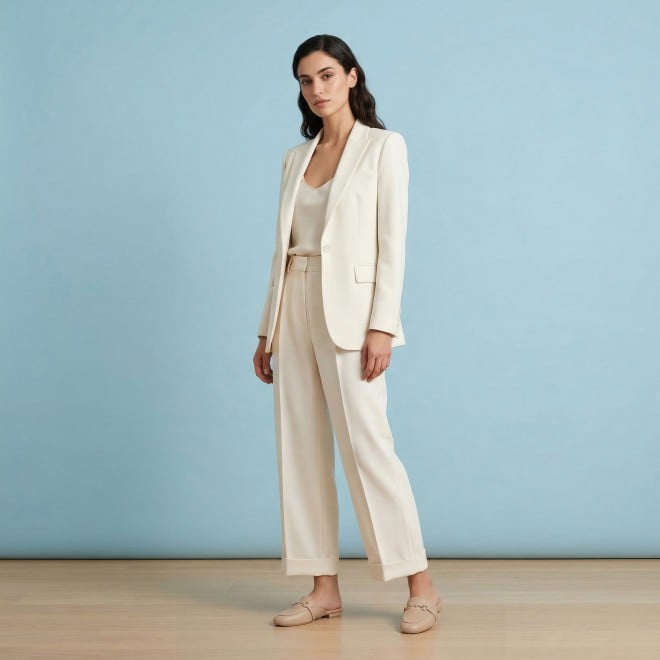 Mochi Women Beige Formal Slip Ons (SKU: 31-1342-20-36)