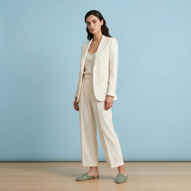 Mochi Women Green Formal Slip Ons (SKU: 31-1342-21-36)