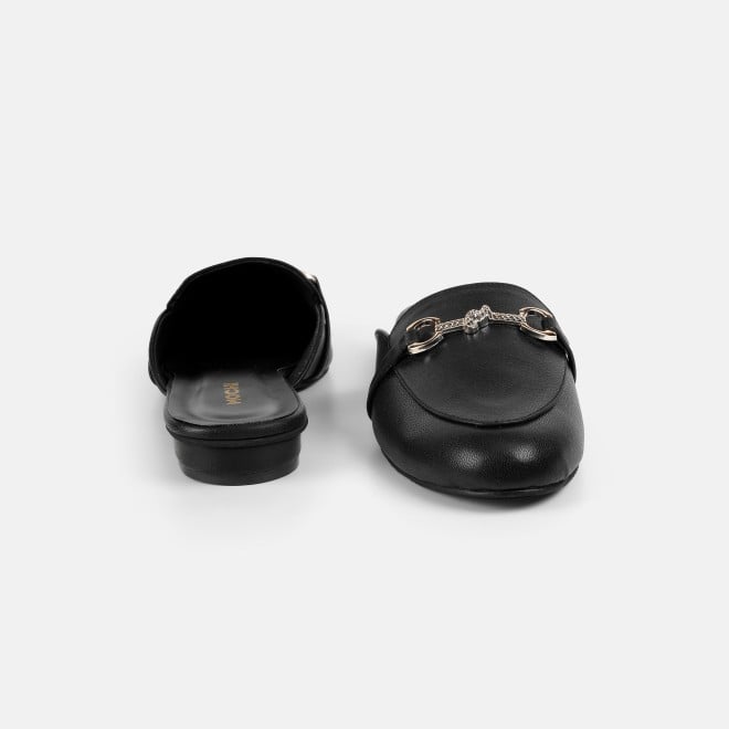 Mochi Women Black Formal Slip Ons (SKU: 31-1342-11-36)