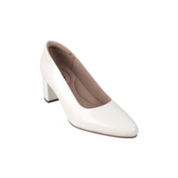 Women White Formal Pumps