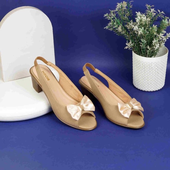 Mochi Women Beige Formal Pumps (SKU: 31-26-20-37)