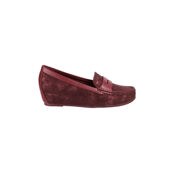 Mochi Women Maroon Casual Loafers (SKU: 31-270-44-36)