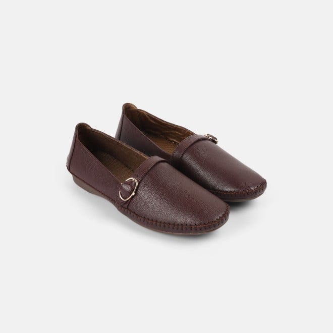 Mochi Women Maroon Casual Ballerinas (SKU: 31-276L-44-42)