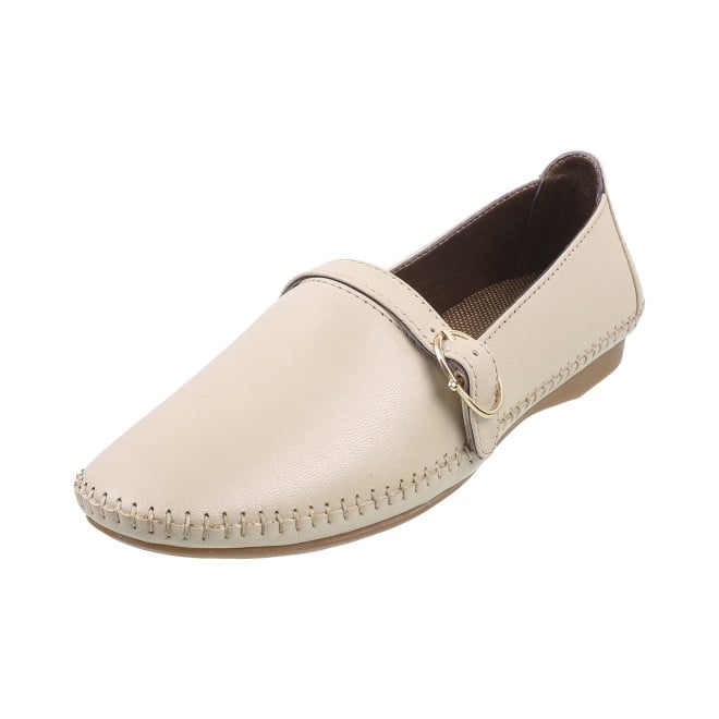 Mochi Women Beige Casual Ballerinas (SKU: 31-276L-20-42)