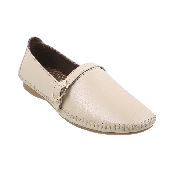 Mochi Women Beige Casual Ballerinas (SKU: 31-276L-20-42)