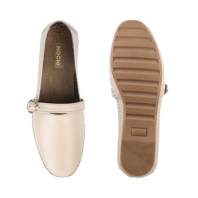 Mochi Women Beige Casual Ballerinas (SKU: 31-276L-20-42)