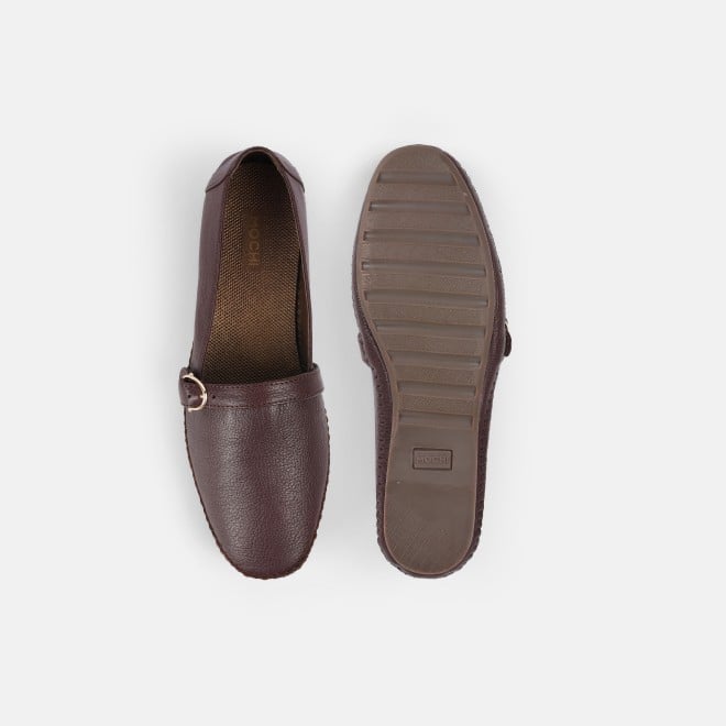 Mochi Women Maroon Casual Ballerinas (SKU: 31-276L-44-42)