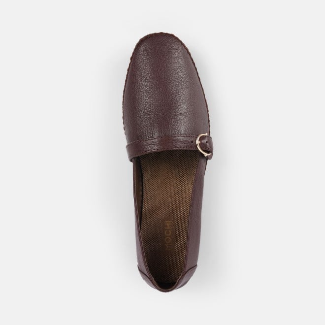 Mochi Women Maroon Casual Ballerinas (SKU: 31-276L-44-42)