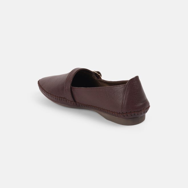 Mochi Women Maroon Casual Ballerinas (SKU: 31-276L-44-42)