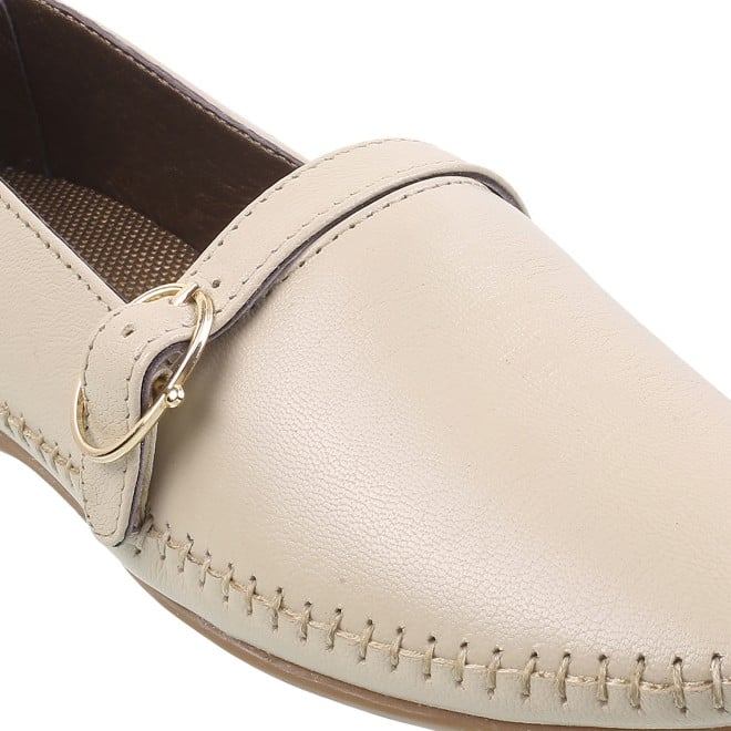 Mochi Women Beige Casual Ballerinas (SKU: 31-276L-20-42)