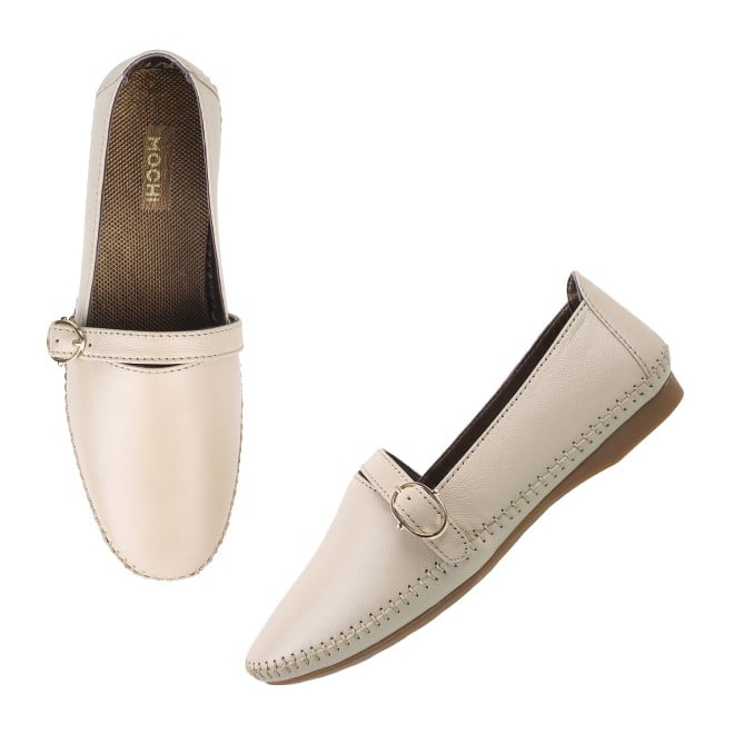 Mochi Women Beige Casual Ballerinas (SKU: 31-276L-20-42)