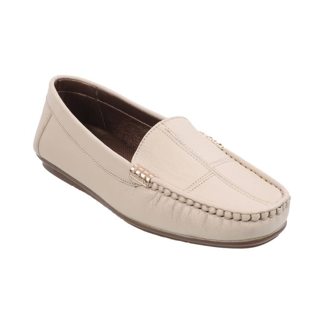 Mochi Women Beige Casual Loafers