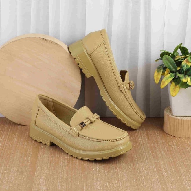 Mochi Women Yellow Casual Loafers (SKU: 31-312-33-36)