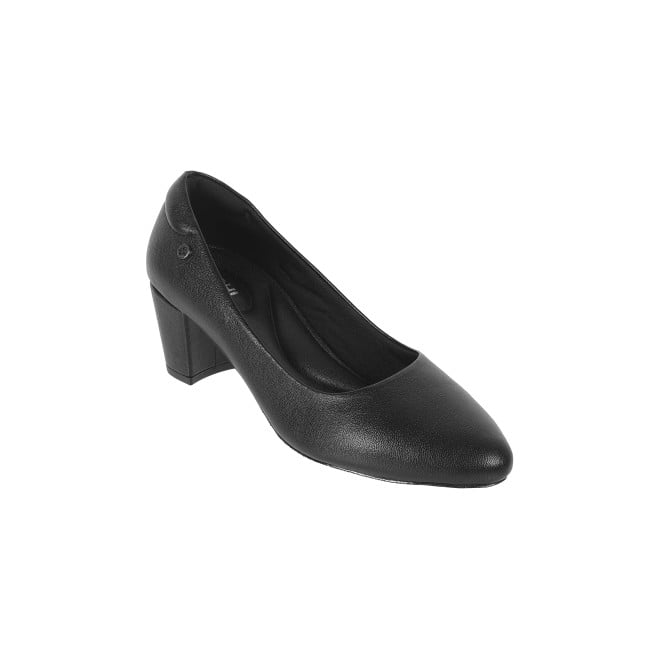 Mochi Women Black Formal Pumps