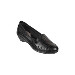 Women Black Casual Slip Ons