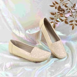 Women Beige Casual Ballerinas