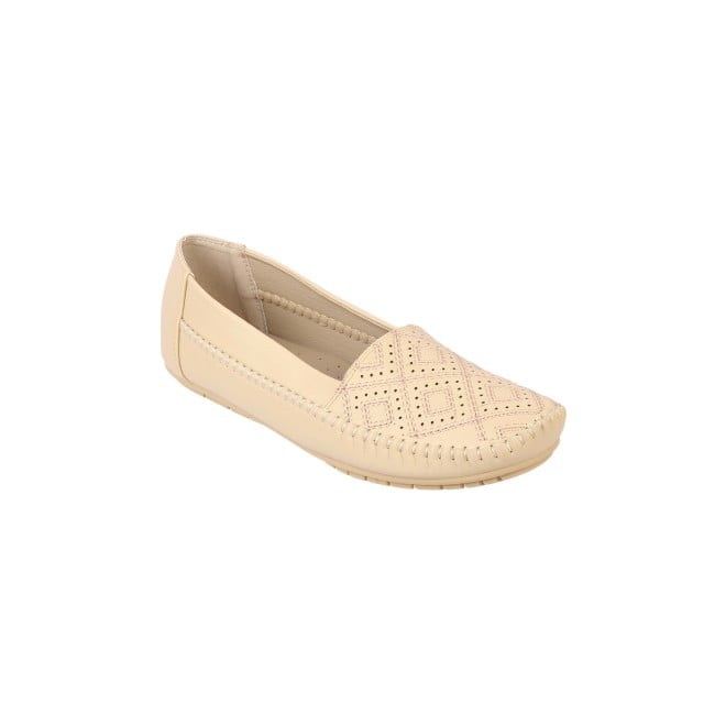 Mochi Women Beige Casual Ballerinas (SKU: 31-330-20-36)